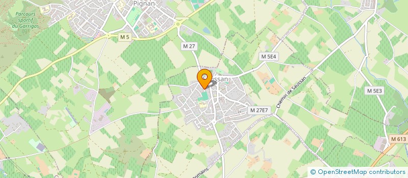 localisation de l'entreprise MONSIEUR HUGO MARTINEZ--NAVARRO  SAUSSAN