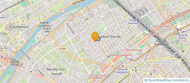 localisation de l'entreprise MONSIEUR HUGO MARTINS à LEVALLOIS-PERRET