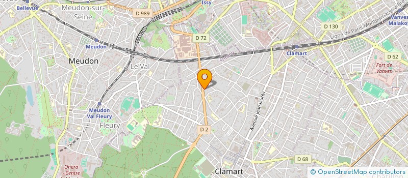 localisation de l'entreprise MONSIEUR HUGO MARTINS à CLAMART