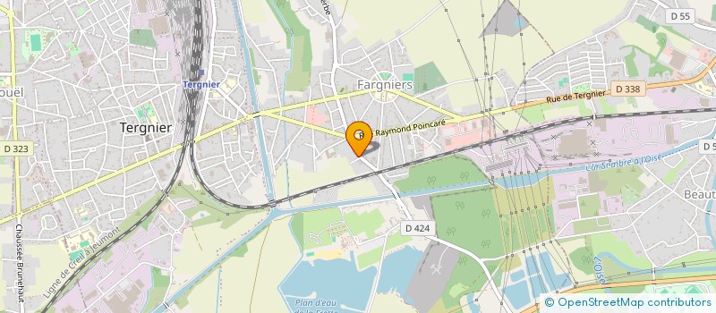 localisation de l'entreprise MONSIEUR HUGO MASSAIN  TERGNIER