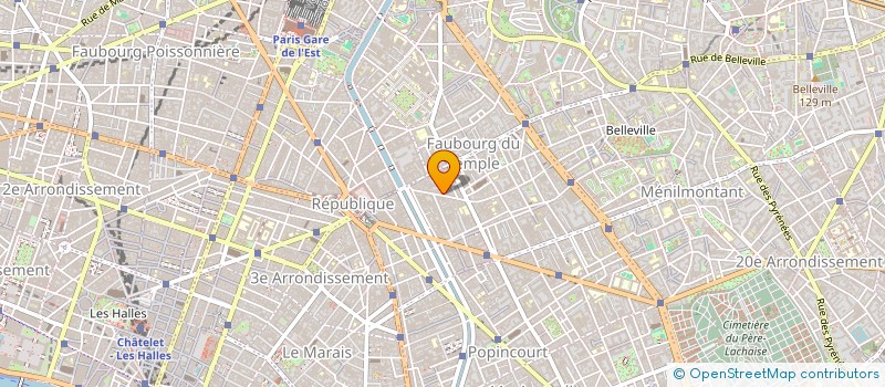 localisation de l'entreprise MONSIEUR HUGO MASSOT  PARIS