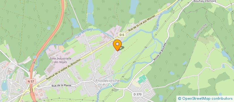 localisation de l'entreprise MONSIEUR HUGO MATHIOT  FROIDECONCHE