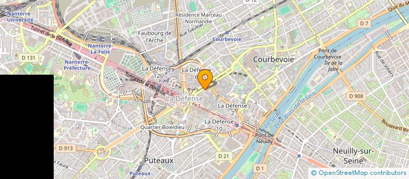 localisation de l'entreprise MONSIEUR HUGO MAUILLON à COURBEVOIE