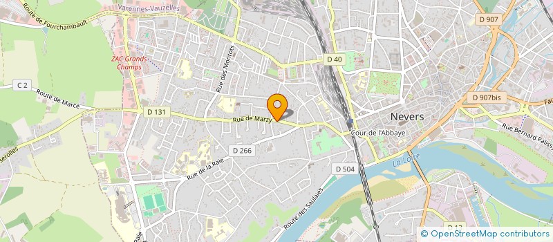 localisation de l'entreprise MONSIEUR HUGO MAUNOURY  NEVERS