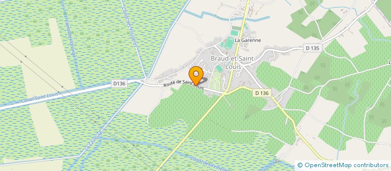 localisation de l'entreprise MONSIEUR HUGO MAUVILLAIN  BRAUD-ET-SAINT-LOUIS