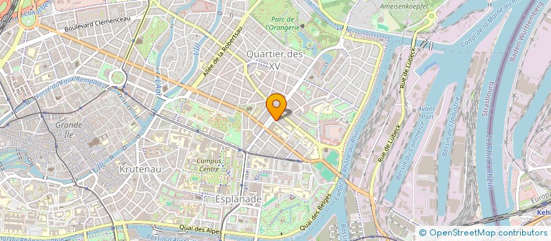 localisation de l'entreprise MONSIEUR HUGO MAYCA  STRASBOURG