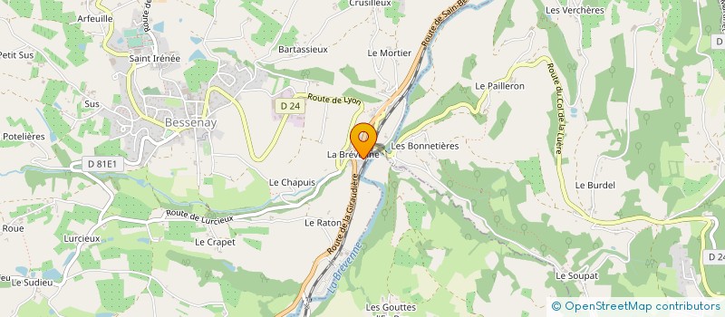 localisation de l'entreprise MONSIEUR HUGO MEGRET à BESSENAY