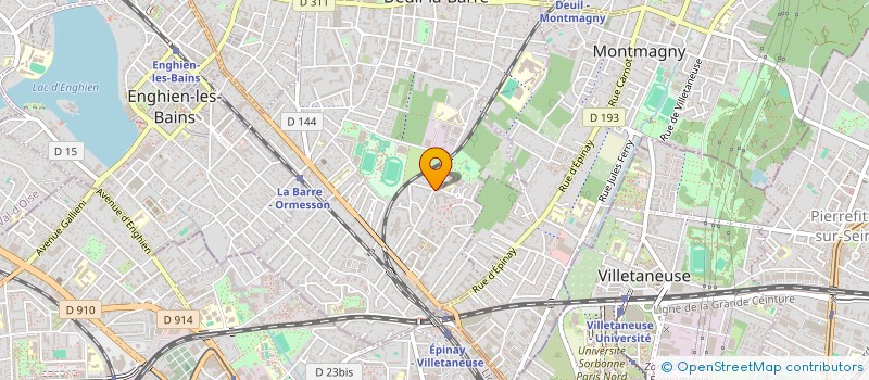 localisation de l'entreprise MONSIEUR HUGO MELCHIORRI  DEUIL-LA-BARRE