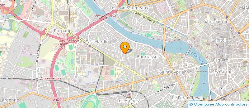 localisation de l'entreprise MONSIEUR HUGO MELET à TOULOUSE