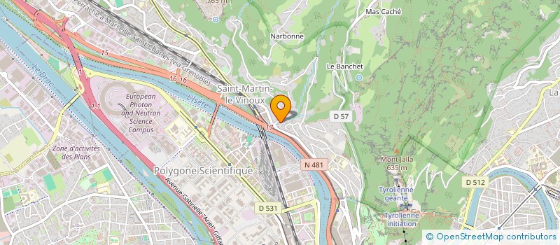 localisation de l'entreprise MONSIEUR HUGO MELLOULI  SAINT-MARTIN-LE-VINOUX