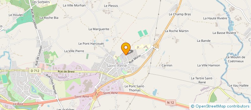 localisation de l'entreprise MONSIEUR HUGO MENIER à HILLION