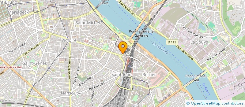 localisation de l'entreprise MONSIEUR HUGO MERCEY  BORDEAUX