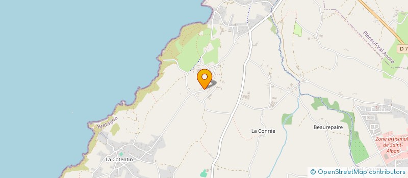 localisation de l'entreprise MONSIEUR HUGO MERIEUX  LAMBALLE-ARMOR