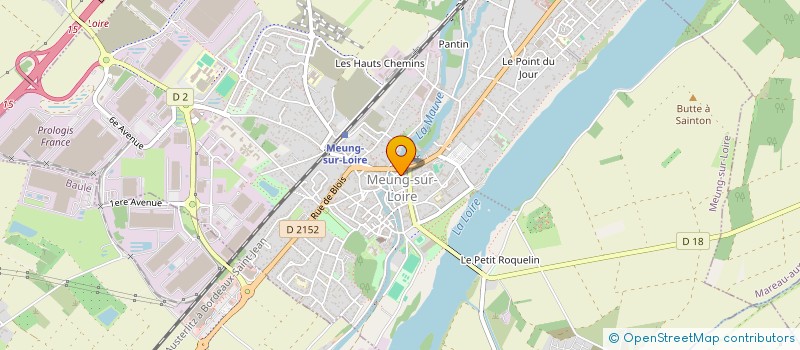 localisation de l'entreprise MONSIEUR HUGO MERILHOU  MEUNG-SUR-LOIRE