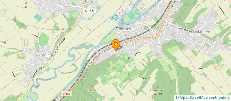 localisation de l'entreprise MONSIEUR HUGO MEYER  FLAXLANDEN