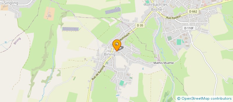 localisation de l'entreprise MONSIEUR HUGO MICHEL  LAMBACH