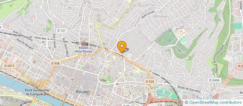 localisation de l'entreprise MONSIEUR HUGO MICHEL  ROUEN