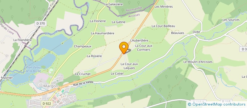 localisation de l'entreprise MONSIEUR HUGO MICHEL à ARCISSES