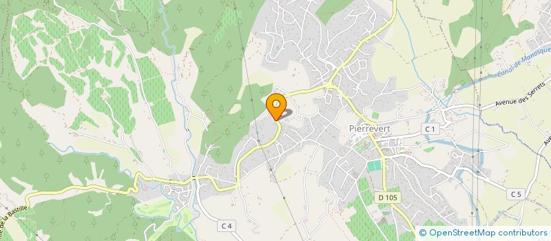 localisation de l'entreprise MONSIEUR HUGO MICHEL à PIERREVERT