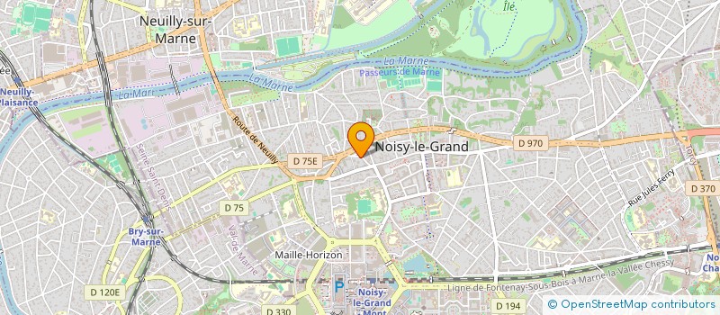 localisation de l'entreprise MONSIEUR HUGO MICHEL  NOISY-LE-GRAND