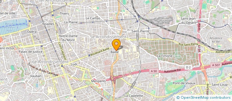 localisation de l'entreprise MONSIEUR HUGO MICHEL EDOUARD MAISONNAVE  MARSEILLE