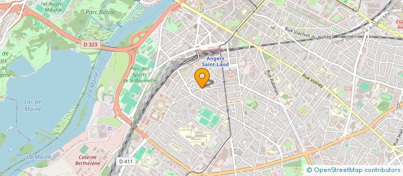 localisation de l'entreprise MONSIEUR HUGO MICHENEAU à ANGERS