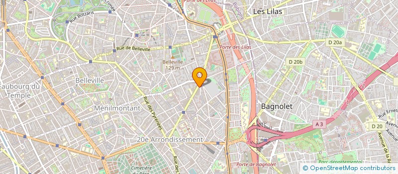 localisation de l'entreprise MONSIEUR HUGO MILLETT  PARIS