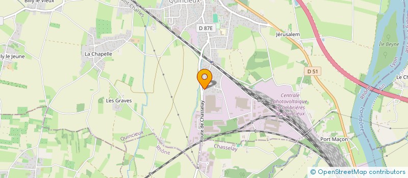 localisation de l'entreprise MONSIEUR HUGO MITTON  QUINCIEUX