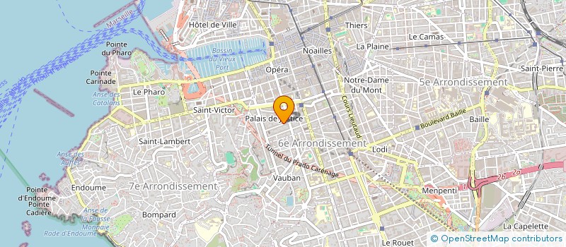 localisation de l'entreprise MONSIEUR HUGO MOISSON à MARSEILLE