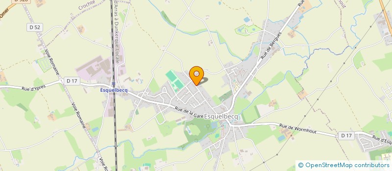 localisation de l'entreprise MONSIEUR HUGO MONTANARI  ESQUELBECQ