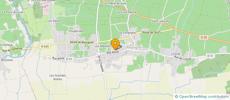 localisation de l'entreprise MONSIEUR HUGO MONTEIRO  BOURGUEIL