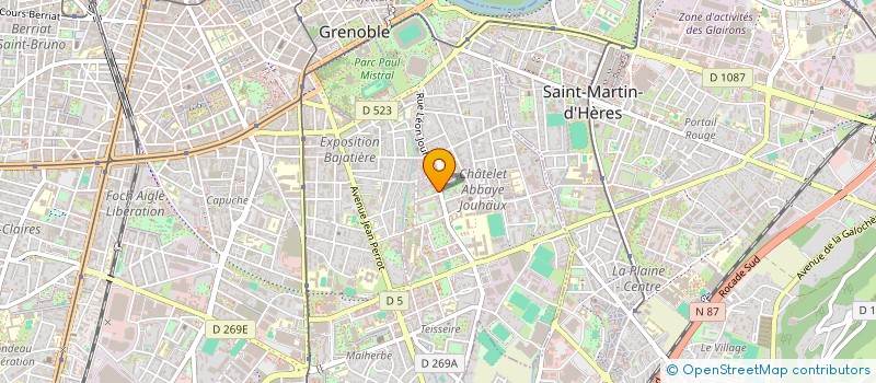 localisation de l'entreprise MONSIEUR HUGO MONTOYA à GRENOBLE