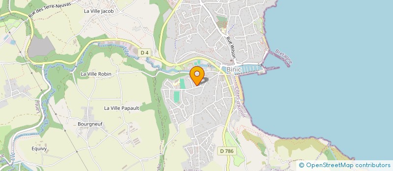 localisation de l'entreprise MONSIEUR HUGO MOREL à BINIC-ETABLES-SUR-MER