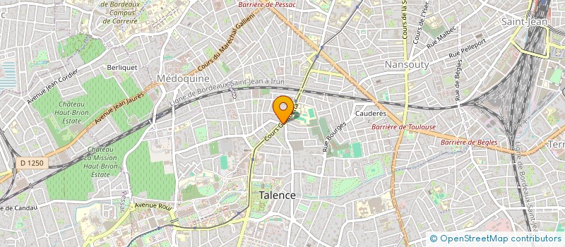 localisation de l'entreprise MONSIEUR HUGO MOTTET  TALENCE