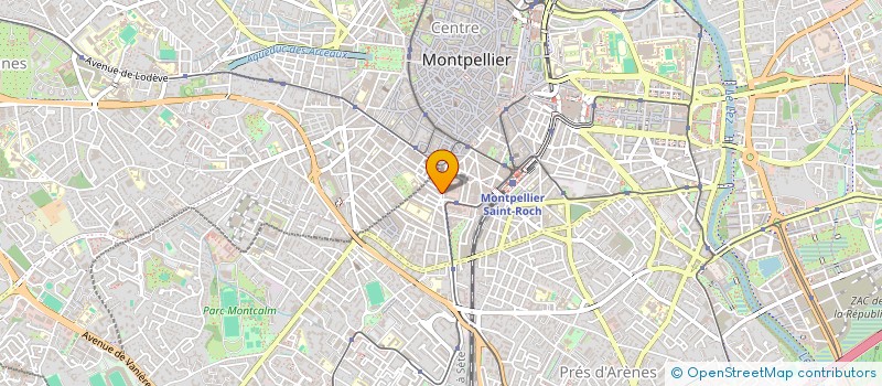 localisation de l'entreprise MONSIEUR HUGO MOULIN à MONTPELLIER