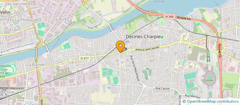 localisation de l'entreprise MONSIEUR HUGO MOUNIER à DECINES-CHARPIEU