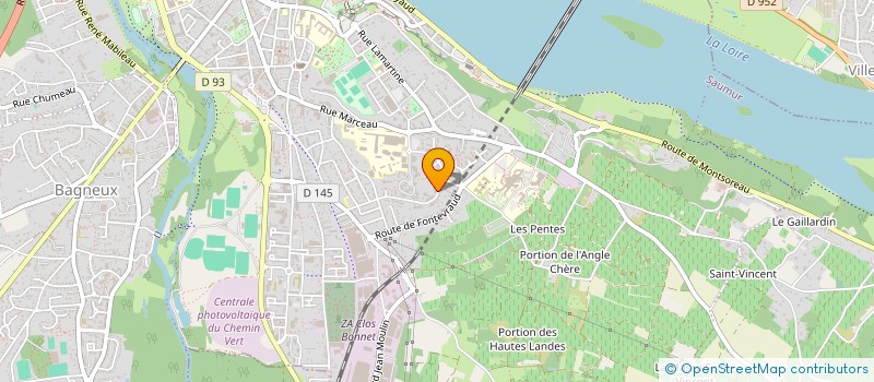 localisation de l'entreprise MONSIEUR HUGO MOURON  SAUMUR