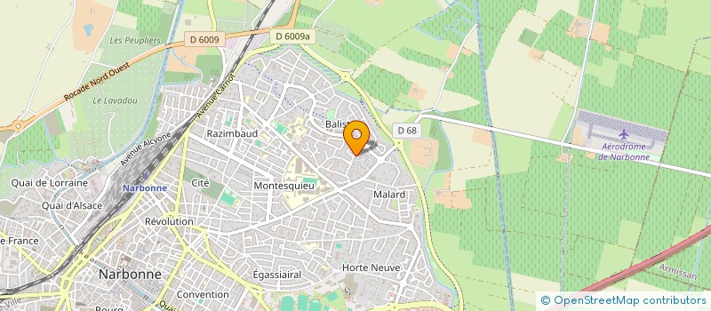 localisation de l'entreprise MONSIEUR HUGO NAVARRO à NARBONNE