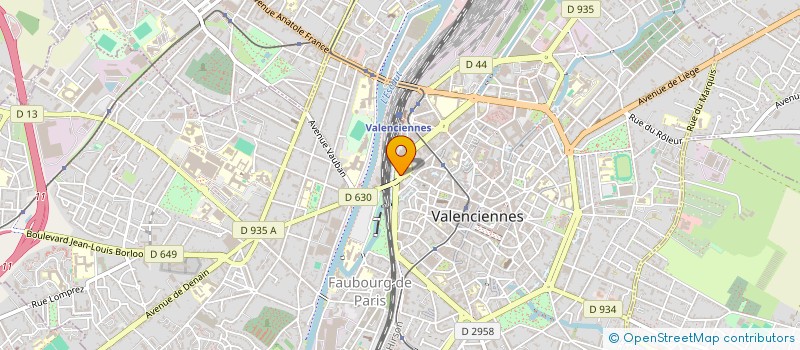 localisation de l'entreprise MONSIEUR HUGO NICOL  VALENCIENNES