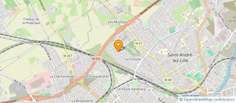 localisation de l'entreprise MONSIEUR HUGO NICOLAS à LAMBERSART