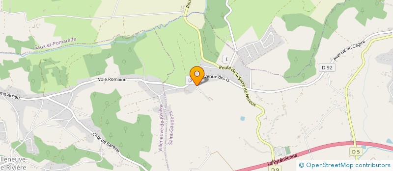 localisation de l'entreprise MONSIEUR HUGO NOIILHAN  SAINT-GAUDENS