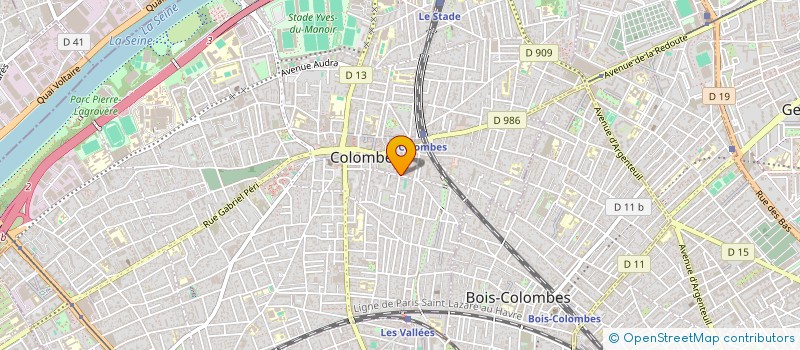 localisation de l'entreprise MONSIEUR HUGO NOIROT à COLOMBES
