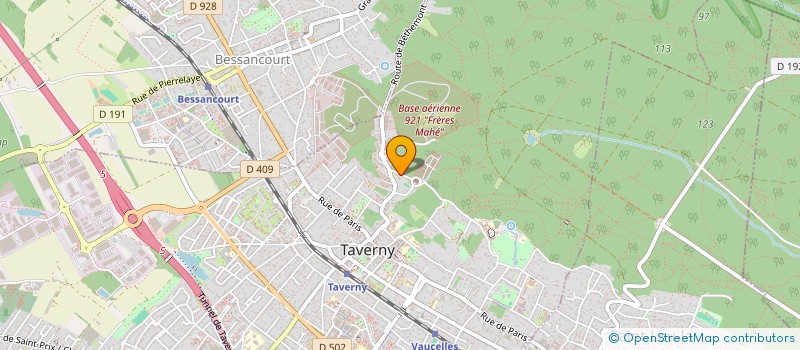 localisation de l'entreprise MONSIEUR HUGO NOIVO  TAVERNY