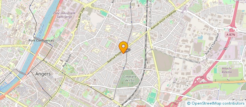 localisation de l'entreprise MONSIEUR HUGO NORMAND à ANGERS