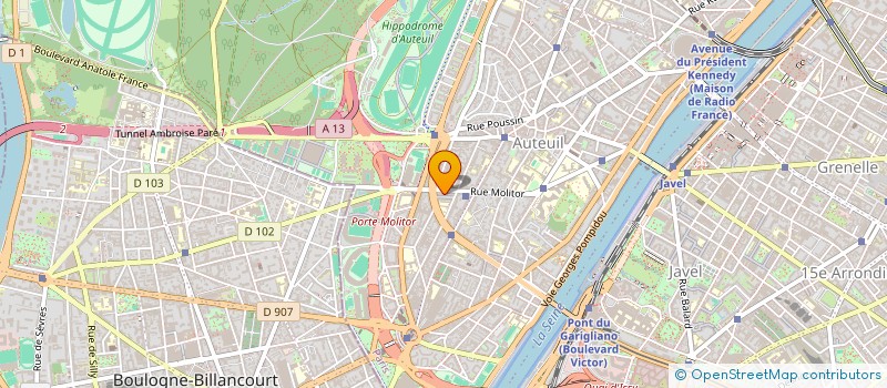 localisation de l'entreprise MONSIEUR HUGO O'NEILL  PARIS