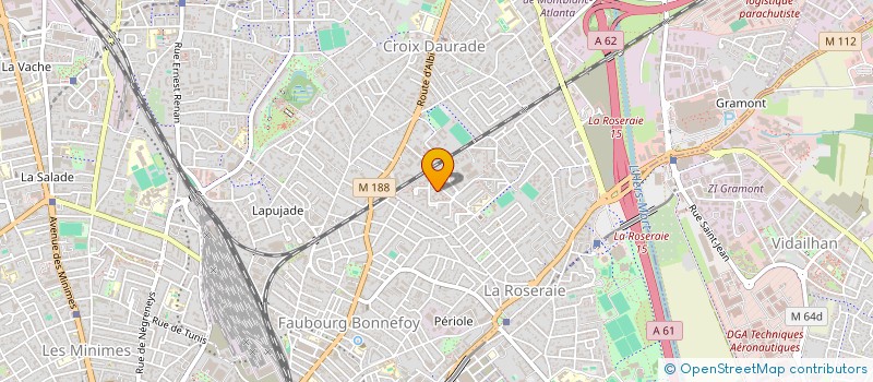 localisation de l'entreprise MONSIEUR HUGO ODOUX à TOULOUSE