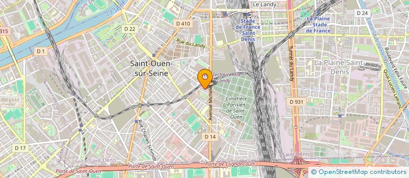 localisation de l'entreprise MONSIEUR HUGO OLIETE à SAINT-OUEN-SUR-SEINE