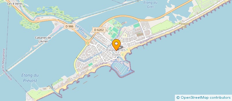 localisation de l'entreprise MONSIEUR HUGO OLIVERA GONZALEZ  PALAVAS-LES-FLOTS