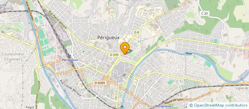 localisation de l'entreprise MONSIEUR HUGO OLIVERAS JOUSSAIN  MENSIGNAC