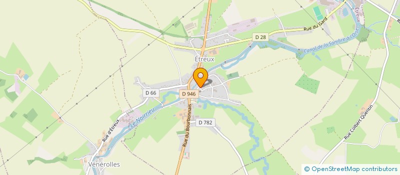 localisation de l'entreprise MONSIEUR HUGO OLIVIER  ETREUX